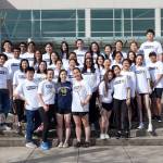 The Bellevue Wolverines girls badminton team has put together a formidable overall record of 7-0 during the 2019 season thus far. The Wolverines, who have won the KingCo badminton tournament in early May for the past two consecutive seasons, want to win the KingCo tourney for the third year in a row this May. Photo courtesy of Ben Puariea