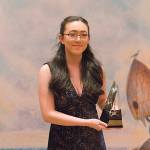 Alice Wang, a sophomore at Bellevue High School received an award on April 5 for winning the worldwide Illustrators of the Future contest. Photo courtesy of Alice Wang