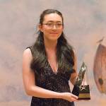 Alice Wang, a sophomore at Bellevue High School received an award on April 5 for winning the worldwide Illustrators of the Future contest. Photo courtesy of Alice Wang