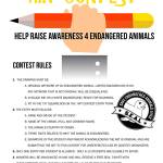 S.E.A.L. art contest closes April 30. Courtesy of www.saveendangeredanimalslives.com.