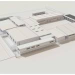 Architectural rendering of a modular congregate shelter. Modular housing is a type of dwelling where the components are manufactured in one location, then assembled at another location. Courtesy of kingcounty.gov.