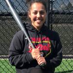 Newport Knights senior softball player Noelle Thomas enjoys watching the 1980s classic Ferris Buellers Day Off when she is away from the softball field. Shaun Scott/staff photo