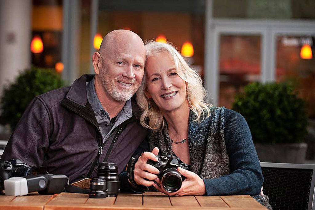 John and Lisa Merrill will have their exhibit, Witness to Hope on display from May 4-29. Photo by Bruce Hudson.