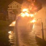 Bellevue Fire responds to private boat blaze