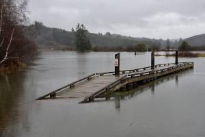 A high tide at Raymonds Willapa Landing Park in Grays Harbor County, Washington. Sound Publishing file photo