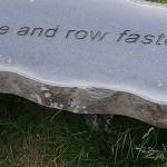 An engraved bench sits on the banks of the Sammamish River around the corner from the Sammamish Rowing Association boathouse in Redmond. Andy Nystrom/ staff photo