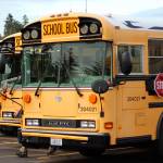 35 BSD school buses will have have paddle cameras, and violators will receive a $419 fine. Photo courtesy of Bellevue School District