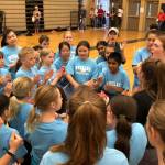 The Interlake Saints summer youth volleyball camp took place from June 24-26 at Interlake High School. Photo courtesy of Eduardo Guerrero
