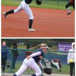 Top, Bellevue Highs Kelly Treves and bottom, Brooklyn Jones, compete at the state tournament. Andy Nystrom / staff photos