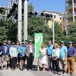 Stephanie Quiroz/staff photo                                Elected officials, and community leaders from Redmond, Kirkland, Bellevue and King County, and Eastrail Partners unveiled the new name for Eastside Rail on July 20.