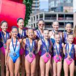 Margaret Zhu (top row, far right) with the rest of the Under-12 United States National Team. Courtesy photo