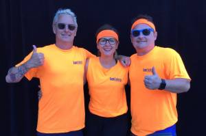 Photos courtesy of Celeste Gracey                                Bellevues Chris Adams, right, was diagnosed with Crohns Disease 32 years ago. Hes now using his experiences to help people with this chronic illness through the Crohns and Colitis Foundation. Its hosting an education event at the Meydenbauer Center Sept. 15.