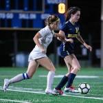 Sophomore defender Ava Bede (No. 14) shields the ball during their draw against Seattle Prep. Photo courtesy of Stephanie Ault Justus