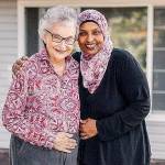 Jane York and Nura Adam. Photo courtesy of city of Bellevue