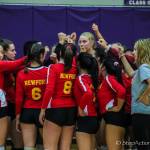 The Newport Knights volleyball squad received the sportsmanship team of the year award. Photo courtesy of Don Borin/Stop Action Photography