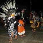 Traditional dancers perform at the Dia De Los Muertos celebration in downtown Issaquah.