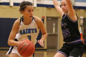 Saints fall short in 53-42 loss to Lake Washington