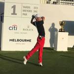 Ian Siebers competing at the Junior Presidents Cup from Dec. 8-9 in Melbourne, Australia. The United States earned a 13-11 victory over the International Team. Photo courtesy of Don Siebers