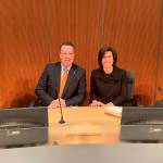 Photo courtesy city of Bellevue                                From left, newly appointed Deputy Mayor Jared Nieuwenhuis and Mayor Lynne Robinson.