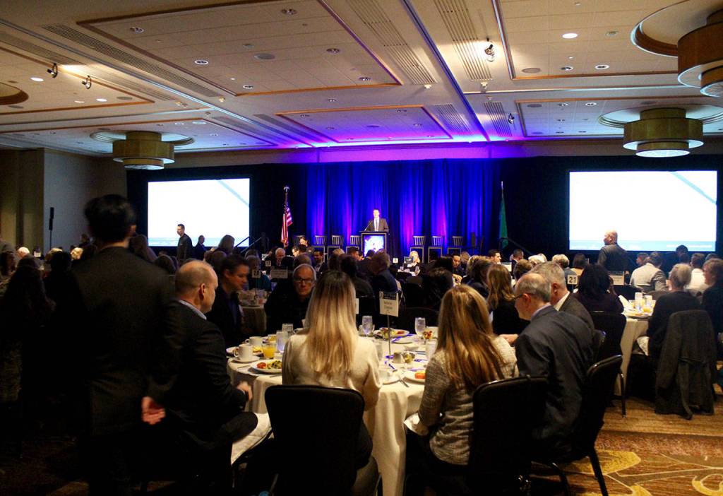 The coalition comprises several Eastside business leaders. Eleven chambers of commerce make up the group, including the Bellevue, Bothell-Kenmore, Kirkland, Snoqualmie Valley and Redmond (OneRedmond) Chambers of Commerce. Blake Peterson/staff photo