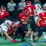 Newport running back Nate Chang carries the ball during a game against Mount Si on Oct. 25. The Knights football team will compete at the 3A level next year. Photo courtesy of Patrick Krohn/Patrick Krohn Photography