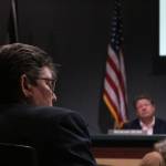 Sheriff Mitzi Johanknecht gave a response to an Office of Law Enforcement Oversight report on Feb. 25 before the King County Law and Justice Committee. The report recommended ways her department could reform use of force policy and internal investigations. Aaron Kunkler/staff photo