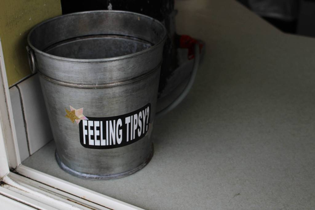 A tip jar at Megans Coffee Corner in Bellevue, WA, on Feb. 25, 2020. Mitchell Atencio/Staff Photo