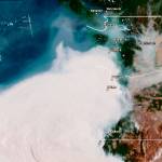 Smoke moving across Western Washington. COURTESY IMAGE, State Dept. of Ecology