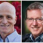 Adam Smith, left, and Doug Basler. Photos from the King County Elections site