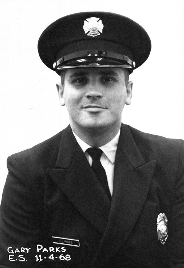 Everett firefighter Gary Parks died in an arson at Everett Community College on Feb. 16, 1987. (City of Everett)