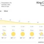 Courtesy of weather.com