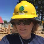 Christine Walsh Rogers, volunteering at the Port Angeles Dream Playground.