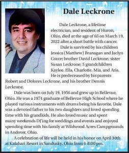 Dale Leckrone | Obituary