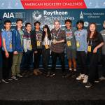 Newport High School Team 2 at the American Rocketry Challenge. Courtesy of AIA.