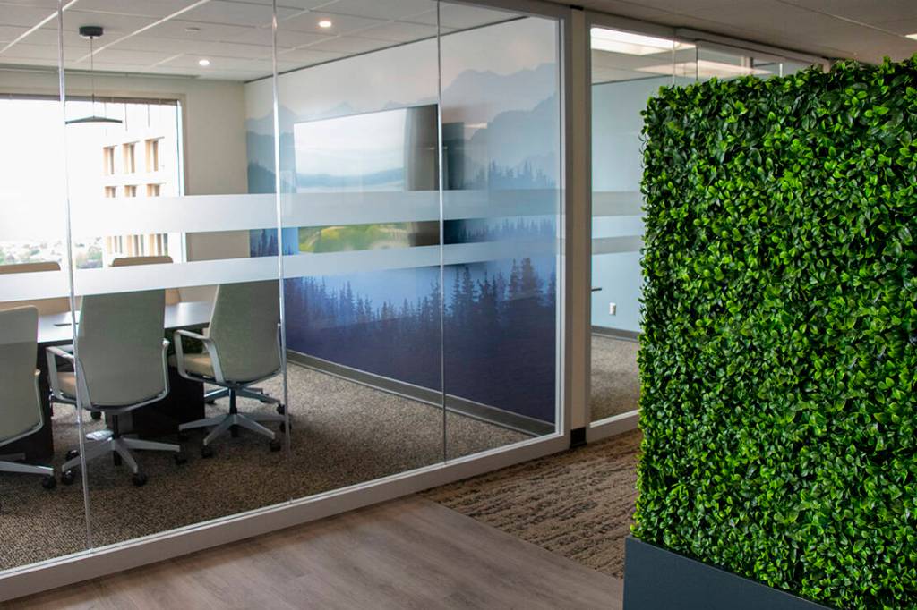 Inside First Feds new Bellevue Business Center.