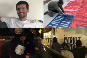 Photos of Justin OLeary leaked to and shared by WaNaziWatch (Screenshot from WaNaziWatch website)