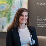 Marianne Vivien, MS, LCGC, genetics counselor at Overlake Medical Center and Clinics. Genetics counseling can help patients take a proactive approach to cancer screening, as well as cardiogenetics and pre-conception/prenatal genetics.