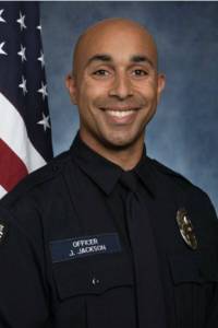 34-year-old motorcycle officer, Jordan Jackson (Courtesy of Bellevue Police Department)