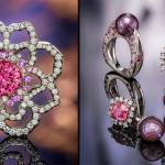 Robin Callahan Designs can be worn multiple ways: a strand of faceted pearls, a magnetic or custom clasp that can be worn as a broach or pendant, a single pearl stud, a pearl embellished with diamonds and other gems  creations are custom made for the individual client.