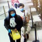 Four males were captured on video surveillance entering a Bellevue marijuana dispensary on the night of June 5. The four were arrested for investigation of armed robbery about two hours later on June 6 at a Kent apartment complex. COURTESY IMAGE, Bellevue Police