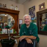 Fred Lee at his Mt. Vernon Barbership in 2023. Photo courtesy of Ting-Li Wang.