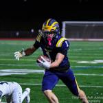 Bellevue High beat Interlake High, 42-6, on Nov. 1 in football action. Here, Bellevue senior Ryken Moon runs the ball. Photo courtesy of Stephanie Ault Justus