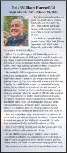 Eric William Huenefeld | Obituary