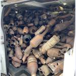 Kent Police recovered nearly 800 catalytic converters in a 2021 bust. Courtesy photo.