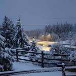 A snowy scene in the Snoqualmie Valley on March 13. Photo courtesy of Andrea De Shaw