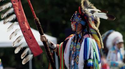 "Powwow People" directed by Sky Hopinka (Ho-Chunk Nation/Pechanga Band of Luiseño Indians) shows the energy and togetherness that permeates throughout a midsummer powwow at Daybreak Star in Seattle. Image courtesy of SIFF.