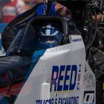 Puyallups Shawn Reed sits in the cockpit of his Top Fuel dragster. Photo provided by Maria Dorsten.
